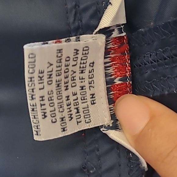 Abercrombie & Fitch skirt♤ size S♤ Navy blue and white - Picture 6 of 6